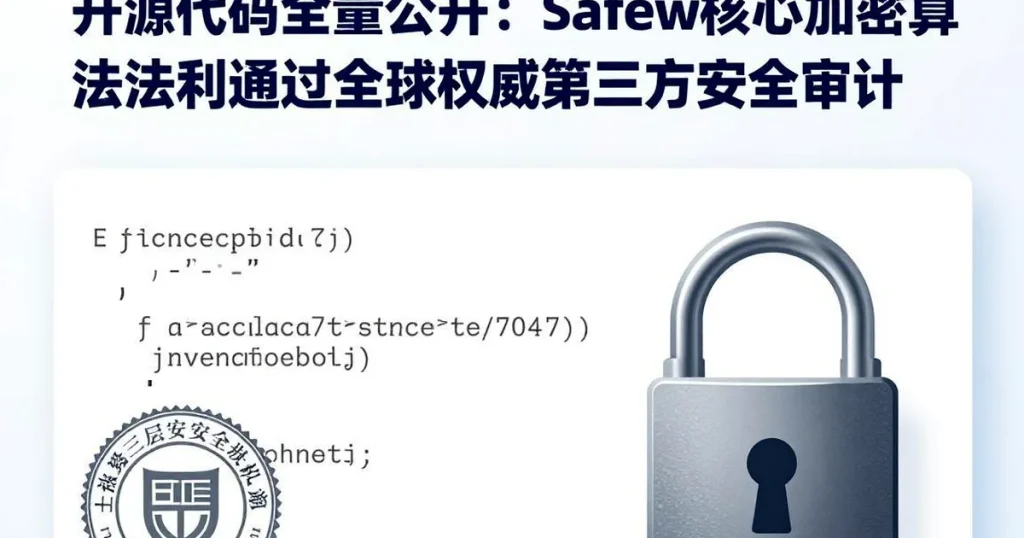 开源组件全公开:Safew安全聊天软件核心加密算法通过全球第三方安全审计