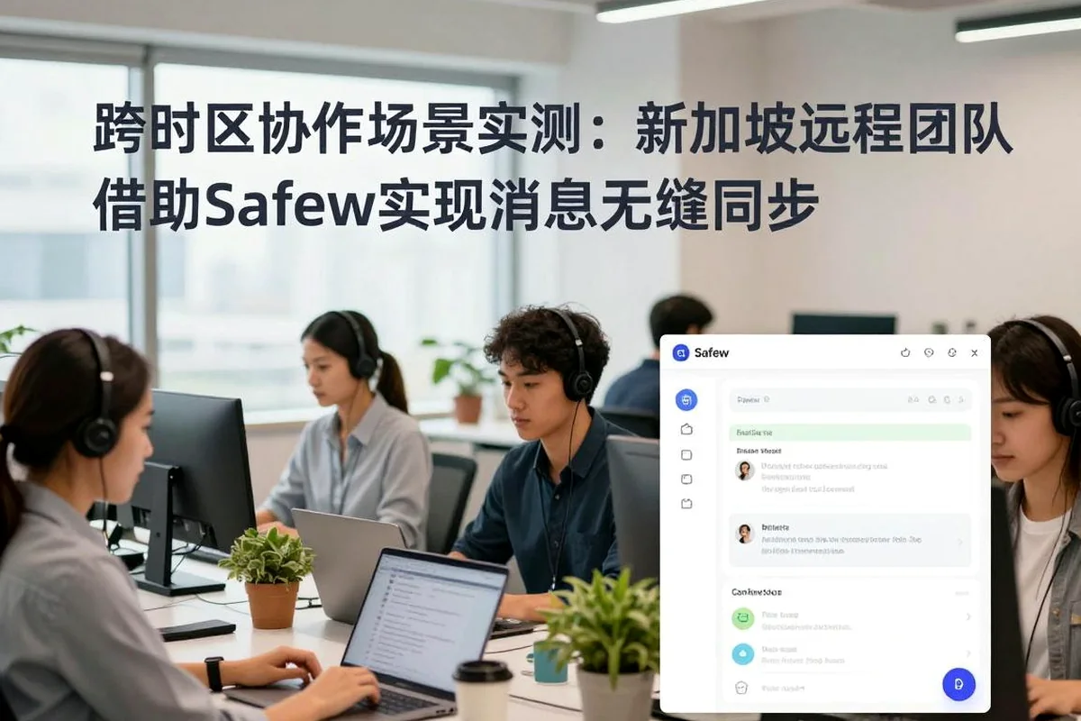跨时区协作实测：新加坡远程团队用Safew实现无缝消息同步