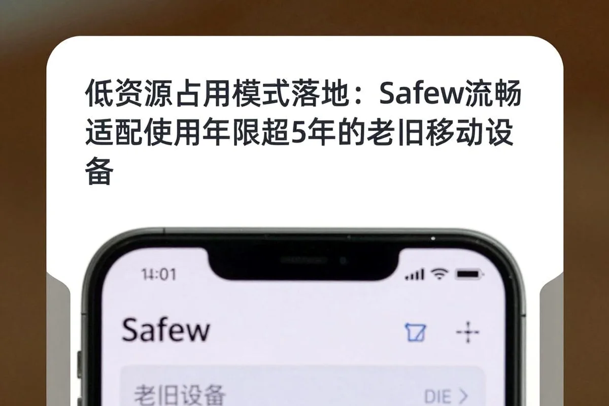 老旧设备流畅运行:Safew低资源占用模式适配五年以上旧手机