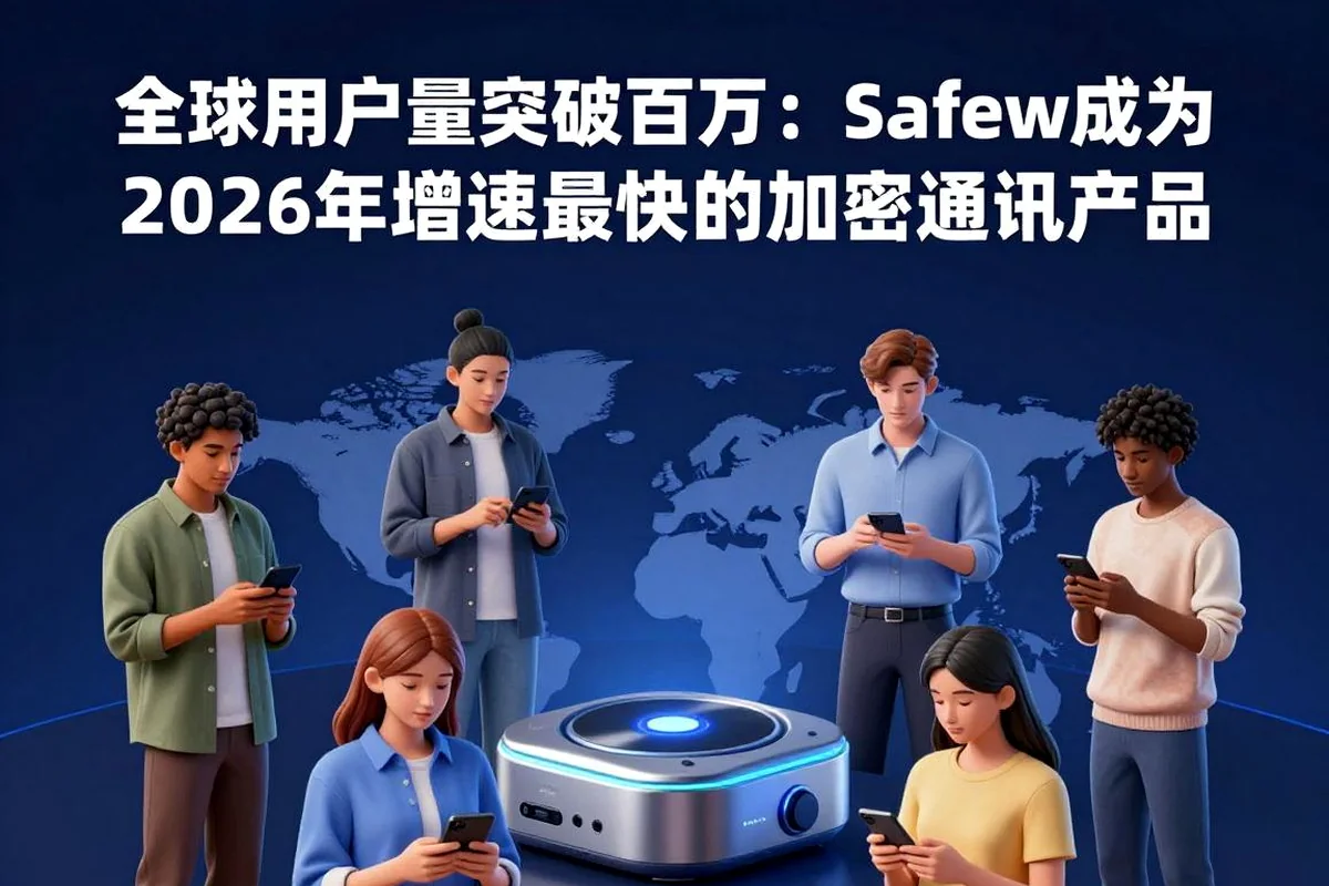 用户量突破百万:Safew成为2026年增长最快的加密通讯工具