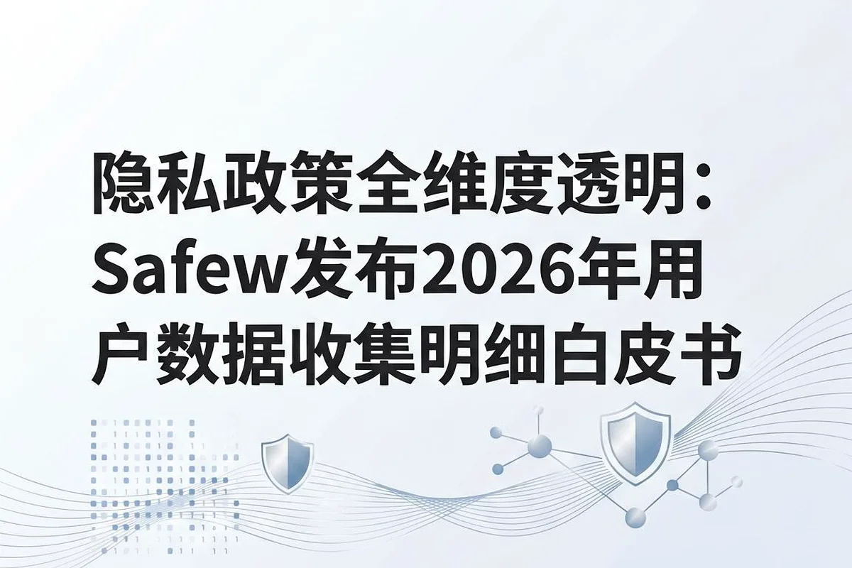 隐私政策全透明:Safew发布2026年数据收集明细白皮书