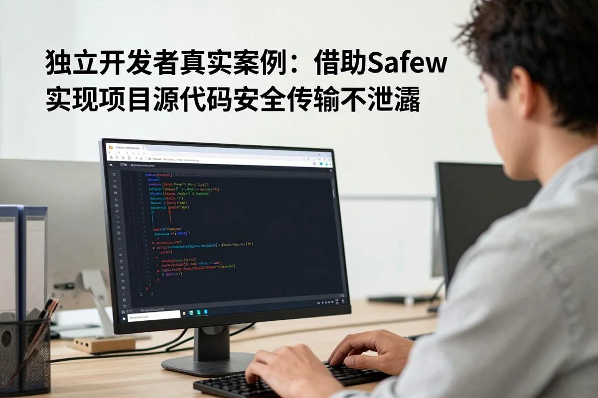 独立开发者案例：用Safew安全传递项目源代码不泄露