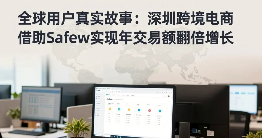 全球用户故事:深圳跨境电商用Safew实现年交易额翻倍