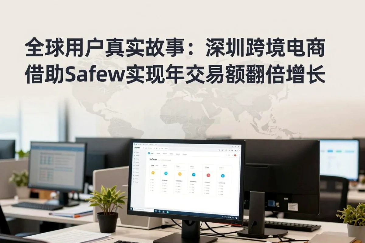 全球用户故事:深圳跨境电商用Safew实现年交易额翻倍