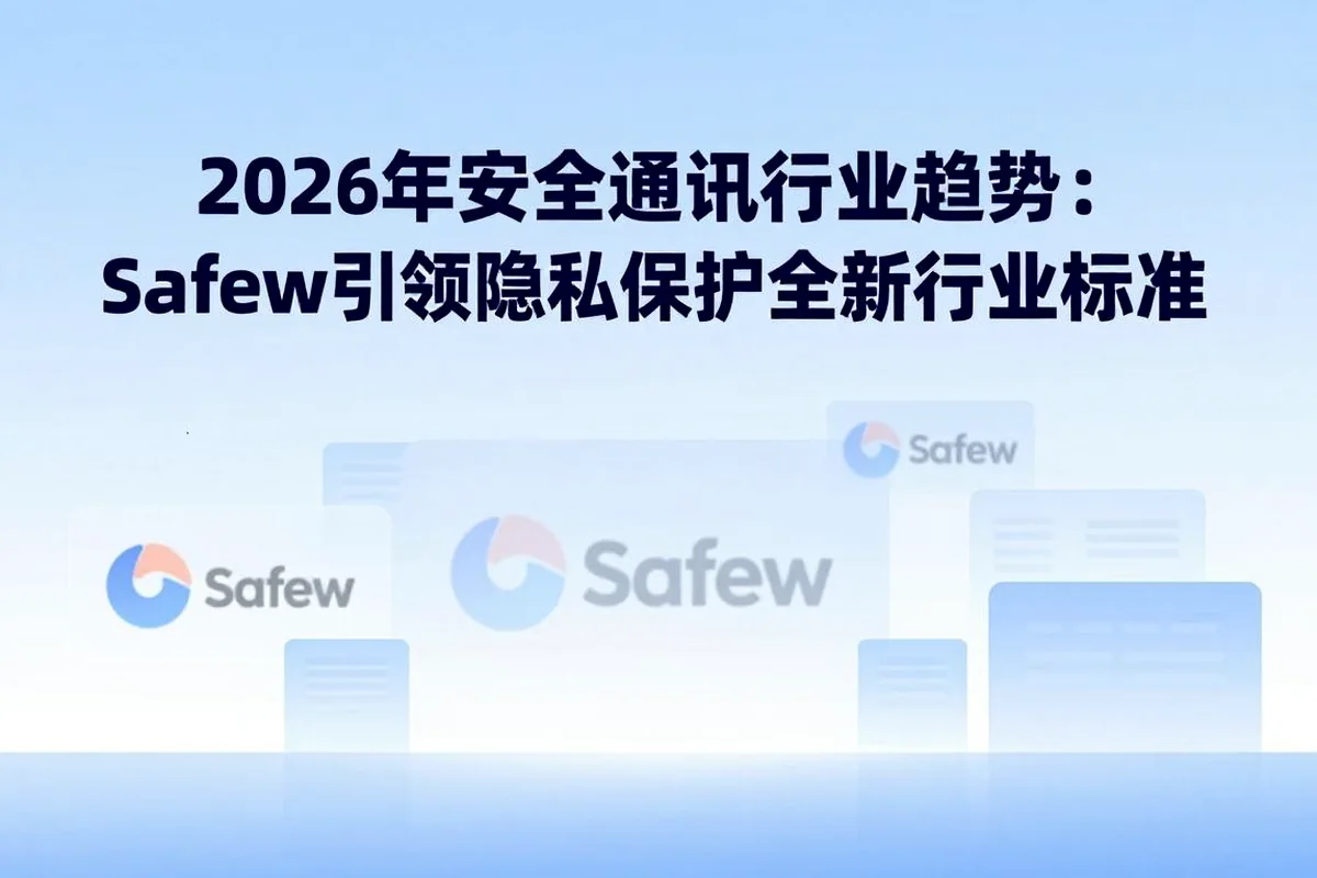 2026年安全通讯趋势：Safew安全聊天软件引领隐私保护行业新标准