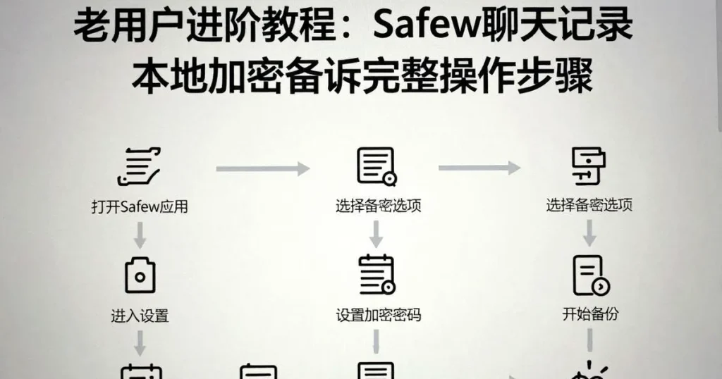 老用户进阶：Safew聊天记录本地加密备份操作方法
