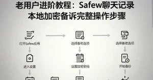 老用户进阶：Safew聊天记录本地加密备份操作方法