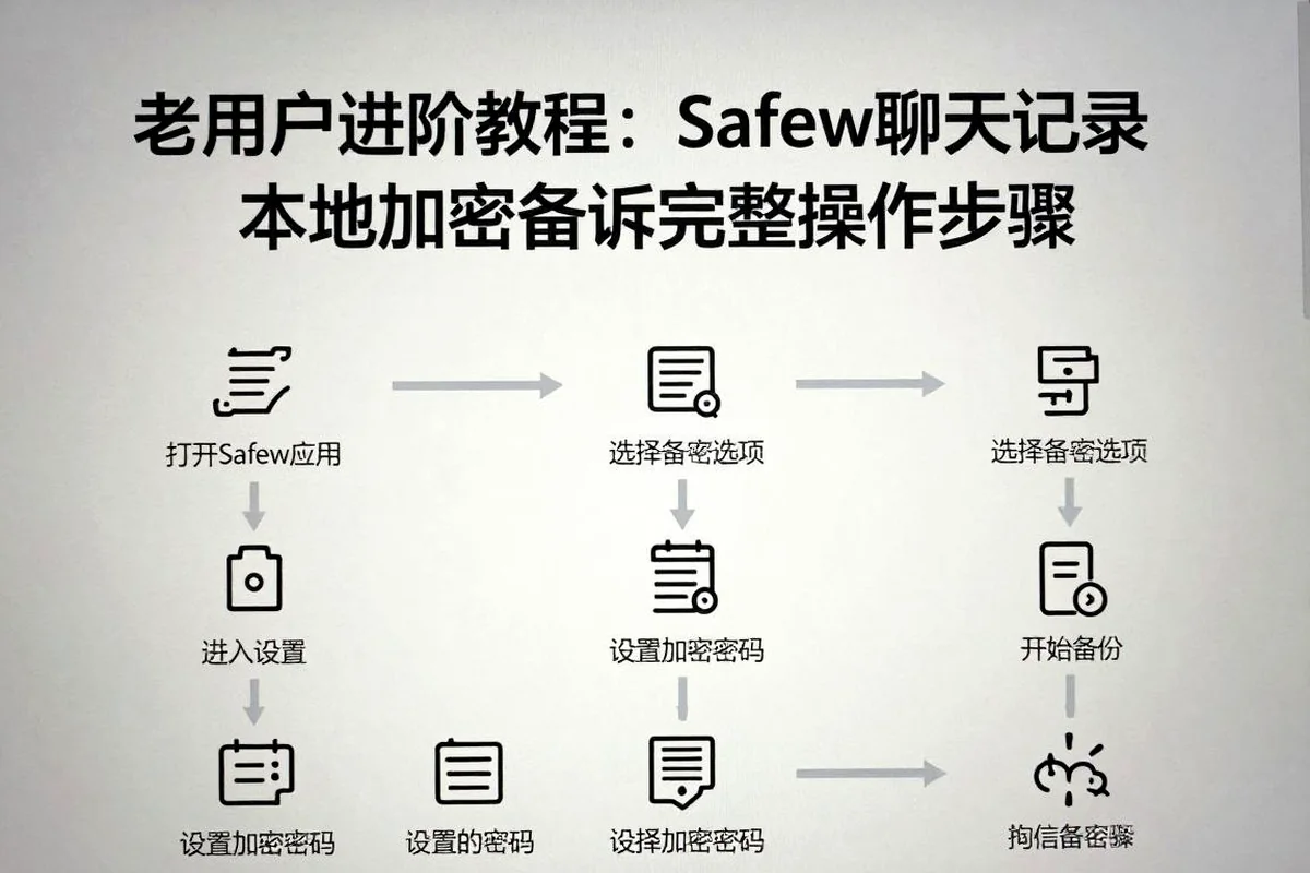 老用户进阶：Safew聊天记录本地加密备份操作方法