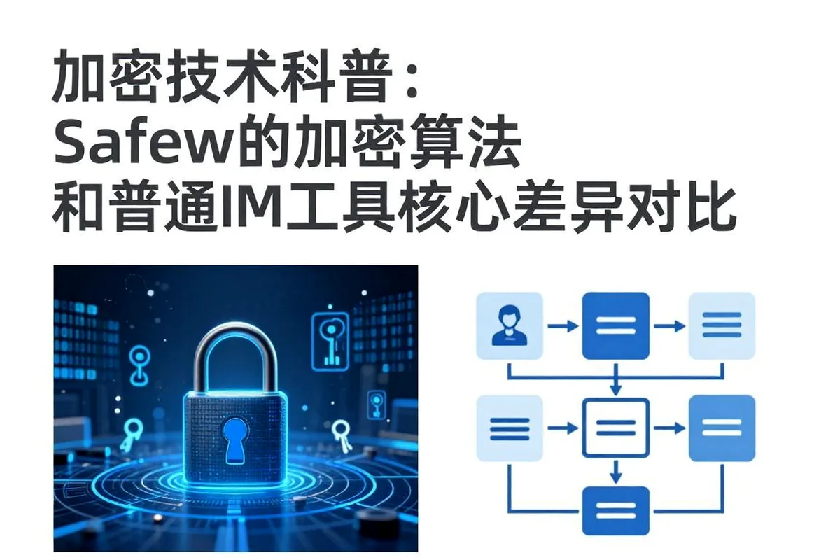 安全科普:Safew的加密算法和普通IM工具到底差在哪