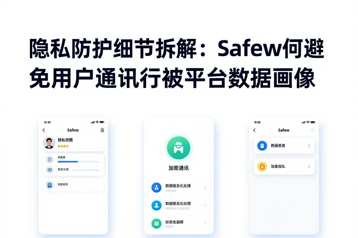 隐私保护细节:Safew怎么防止你的通讯行为被平台画像