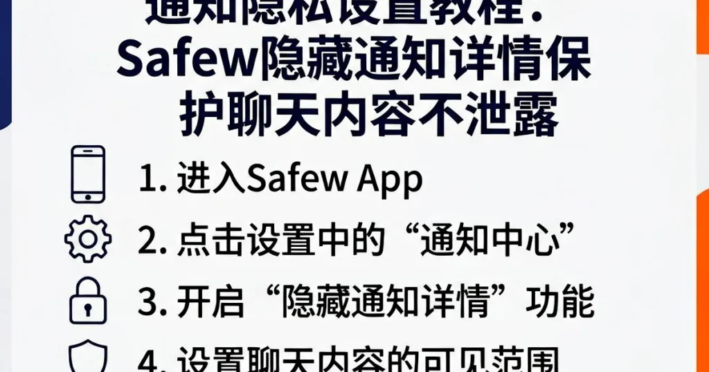 自定义设置教程：Safew通知内容隐藏保护聊天隐私