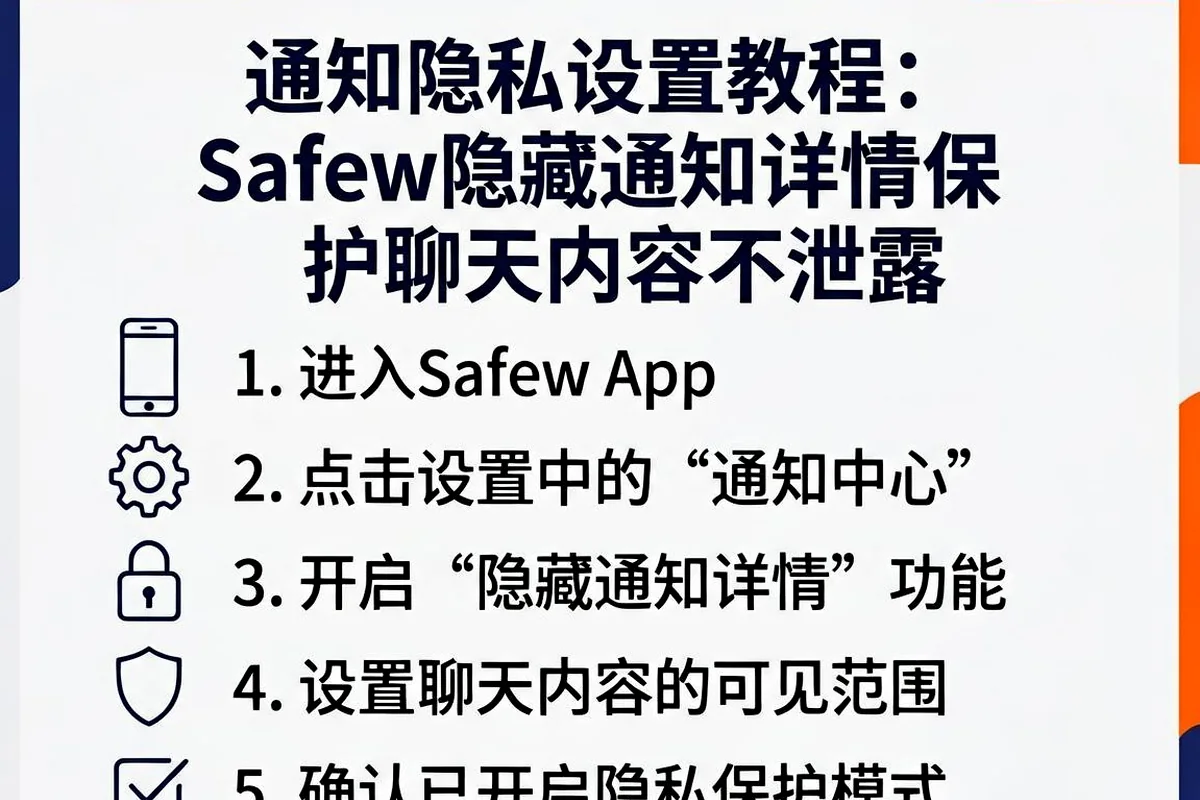 自定义设置教程：Safew通知内容隐藏保护聊天隐私