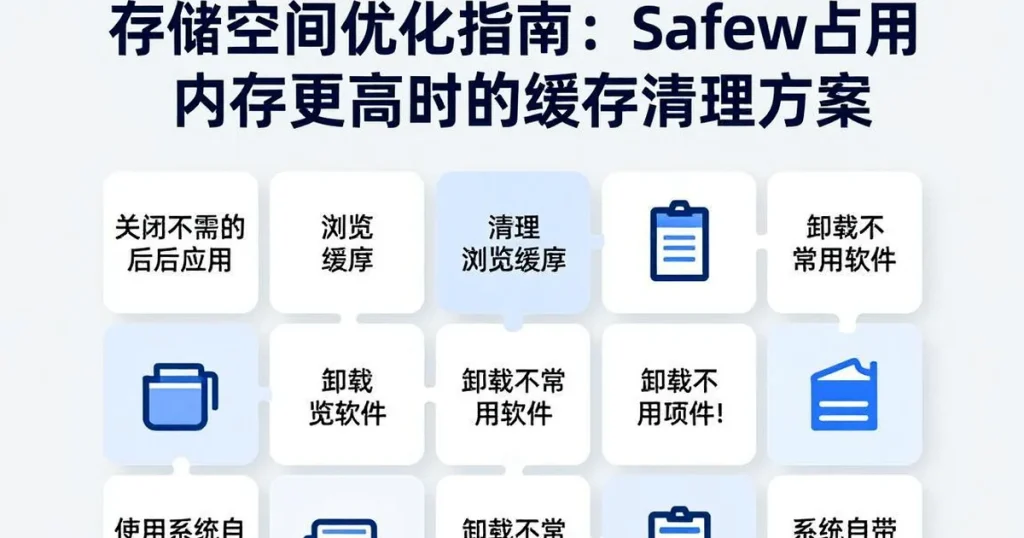 常见问题解答：Safew安全聊天软件占用手机内存太大怎么清理缓存