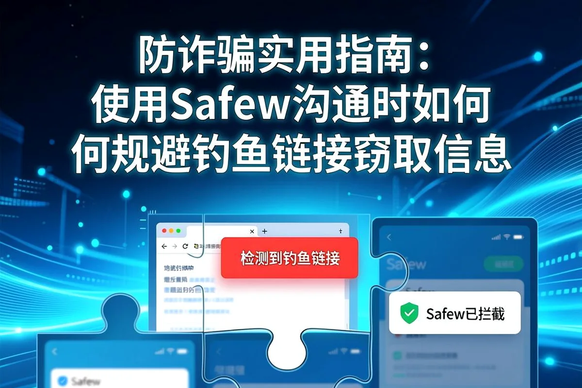 防诈骗指南：用Safew沟通怎么避免钓鱼链接窃取信息