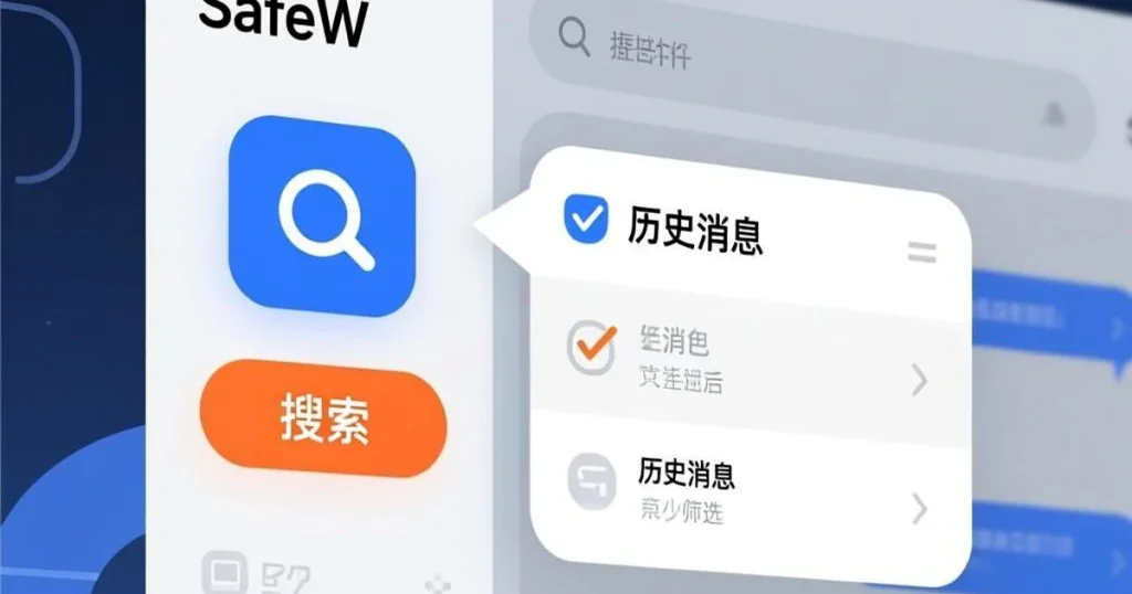 Safew安全聊天软件消息搜索无结果：如何重建聊天记录索引？