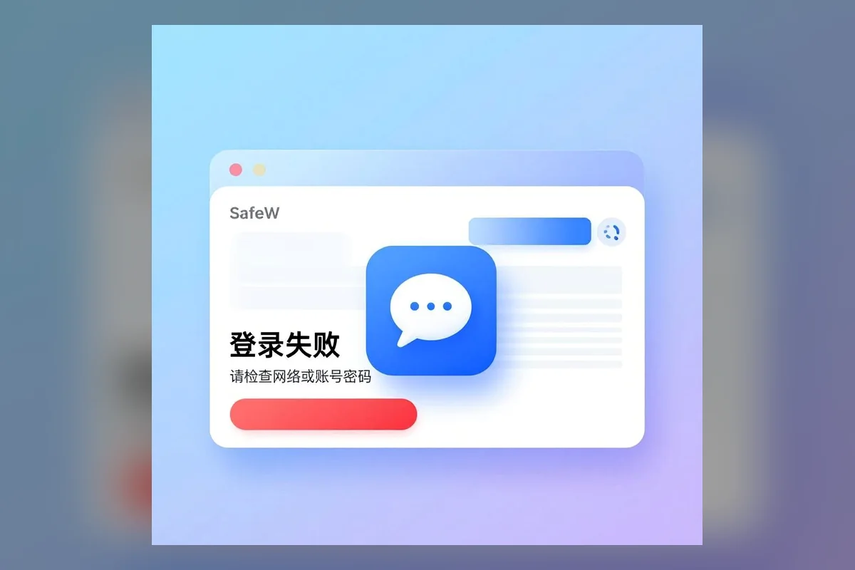 Safew安全聊天软件登录失败解决方案：5种常见错误及修复方法