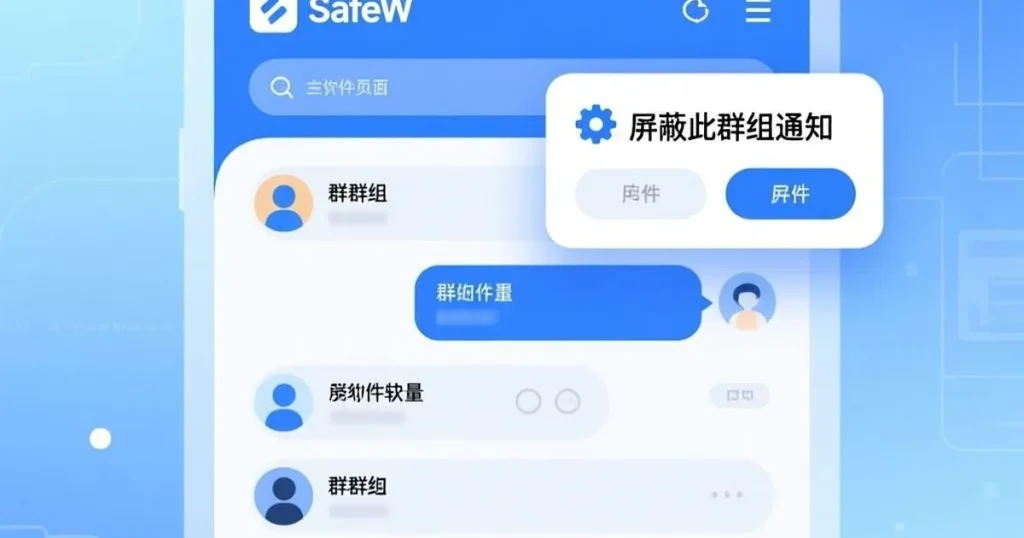 Safew安全聊天软件消息提醒设置指南：如何避免错过重要通知？