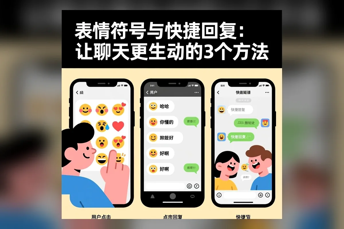 Safew安全聊天软件表情符号与快捷回复：让聊天更生动的3个方法
