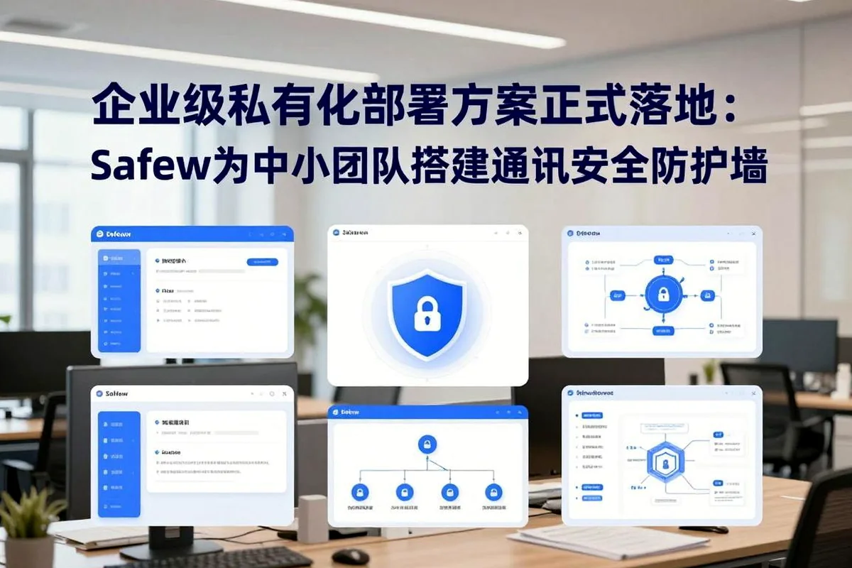 企业级私有化部署落地：Safew安全聊天软件助力中小团队筑牢通讯安全防线