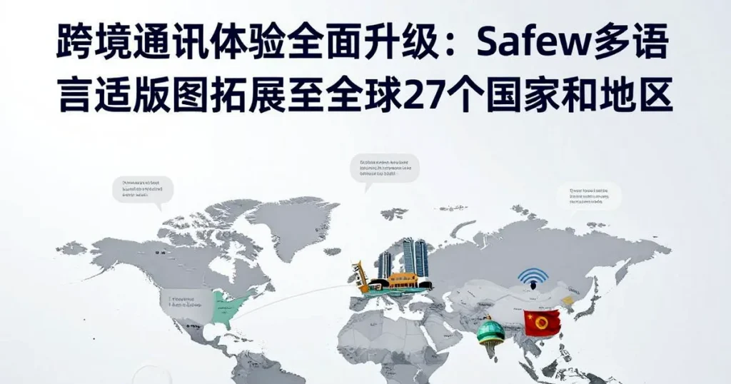 跨境通讯无压力:Safew多语言适配功能正式覆盖27个国家地区