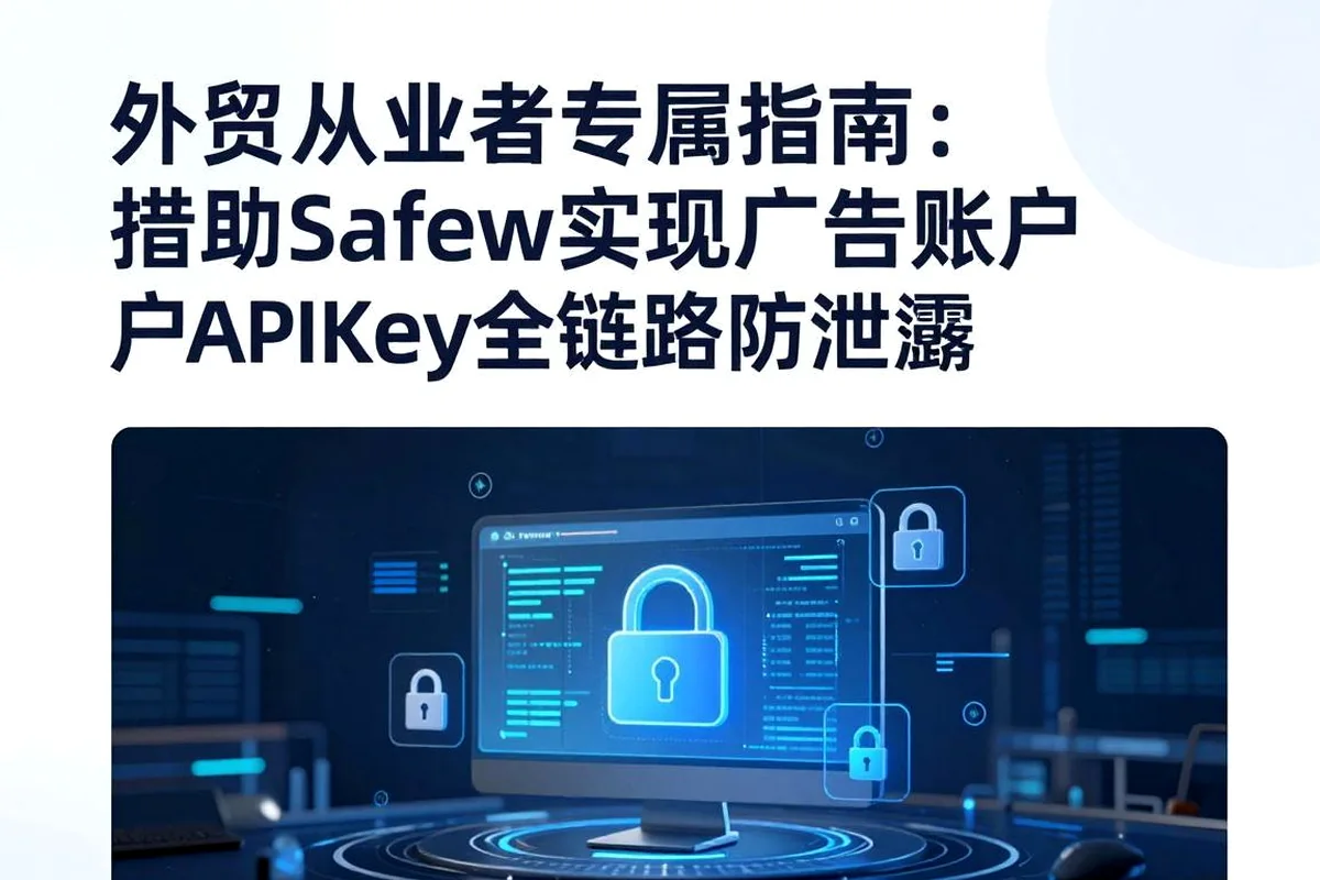 外贸从业者必看:用Safew保护广告账户API Key不被泄露